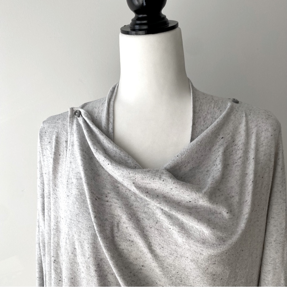 GAP Women's Light Gray Nursing Cardigan